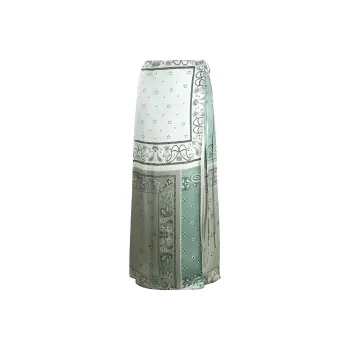 AMIRI Bandana Recon Wrap Long Skirt 'Blue'
