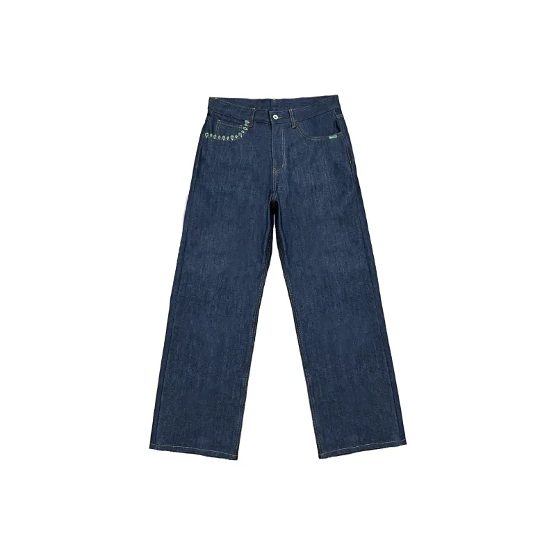 WANNA LAB Jeans Unisex Indigo Denim-0