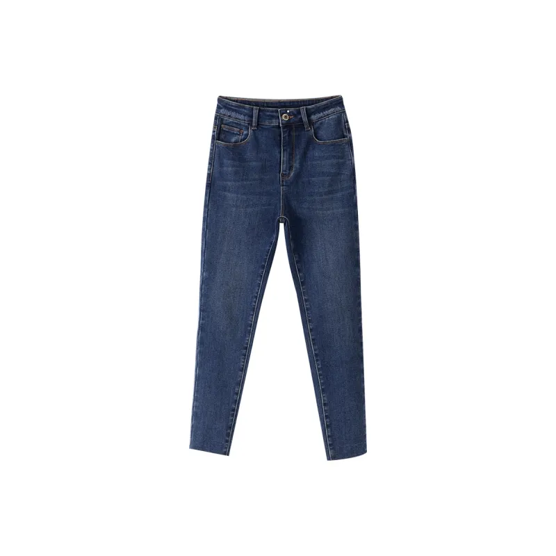 XIANGYING Jeans Women's Denim Blue-0