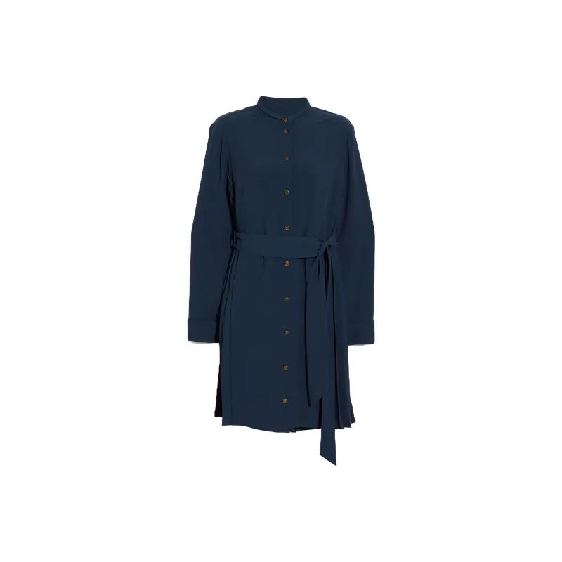 COACH Long-Sleeved Dresses Women's Marine Blue-0