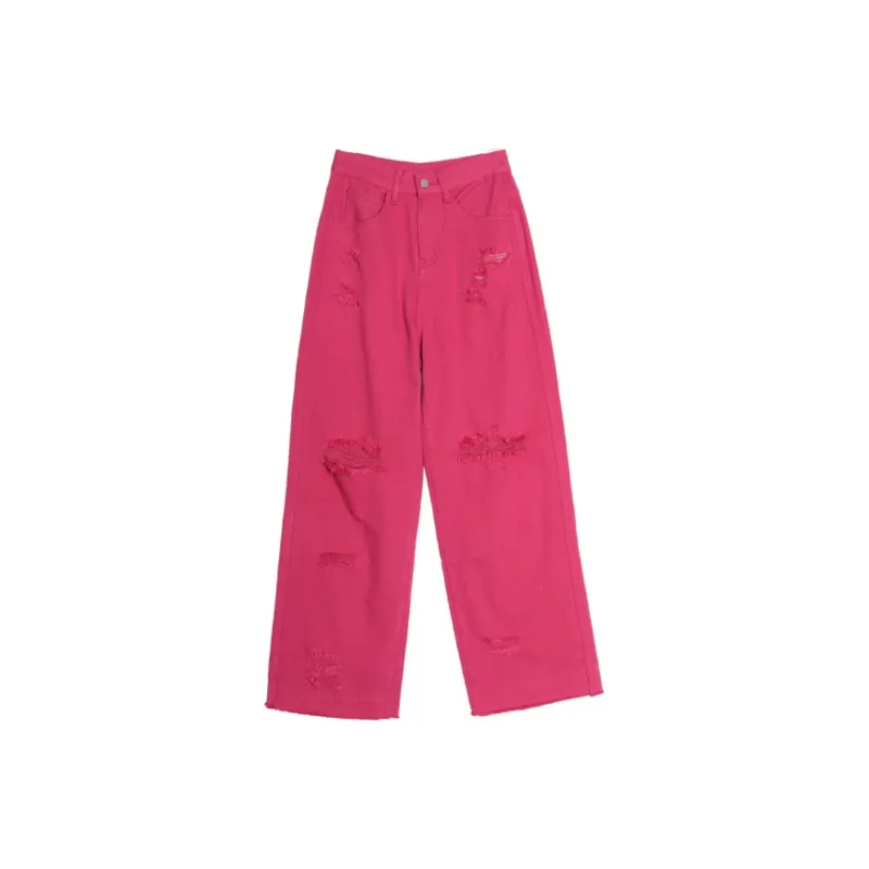 SETIROM Jeans Women's Rose Red-0