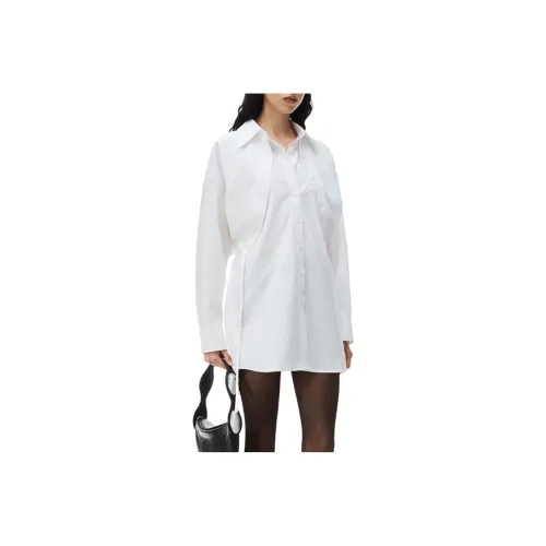 Alexander Wang SS24 Long Sleeved Dresses Women's White