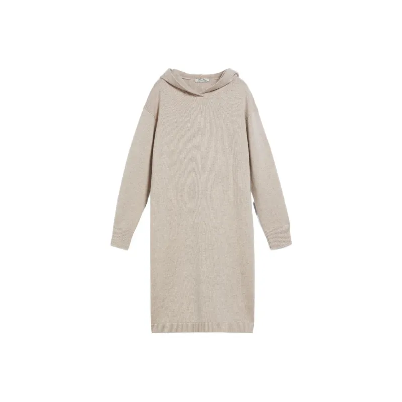 MaxMara FW22 Long Sleeved Dress Women's Light Pink-0
