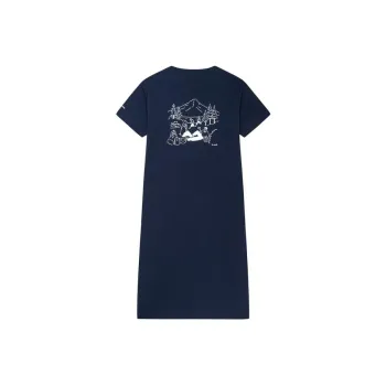 Columbia X Long Field Male Co-titled Series Short-Sleeved Dresses Women's Blue