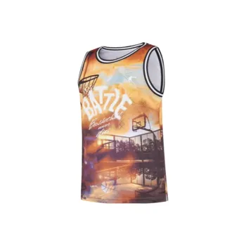 QIAODAN SS25 Tank Top Men's Multicolor Photo Print