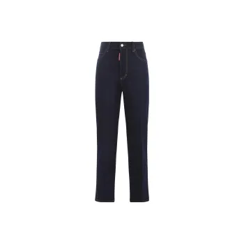 DSQUARED 2 Logo Tag Straight Leg Jeans