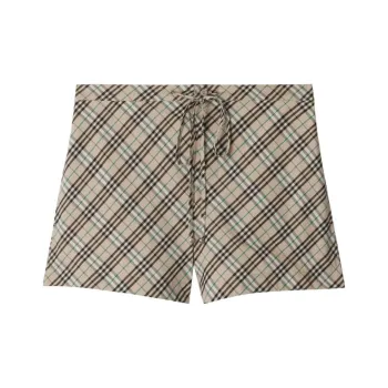 Burberry Vintage Checked Drawstring Shorts