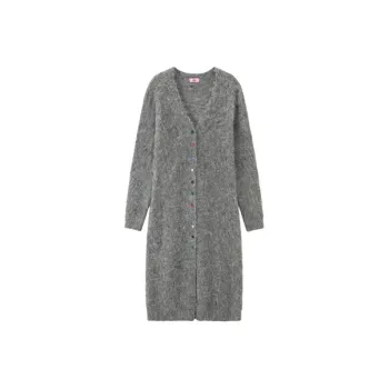 CHUU Long Sleeved Dress Women's Dark Heather Gray