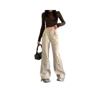 Concubine Zhu Jeans Women's Apricot