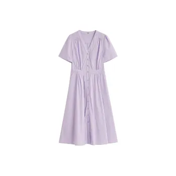 Inman Short Sleeved Dress Women's Noble Purple