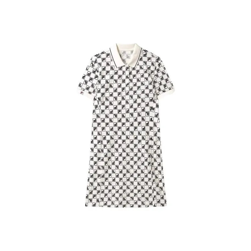FILA Short Sleeved Dresses Women's All Over Print-0