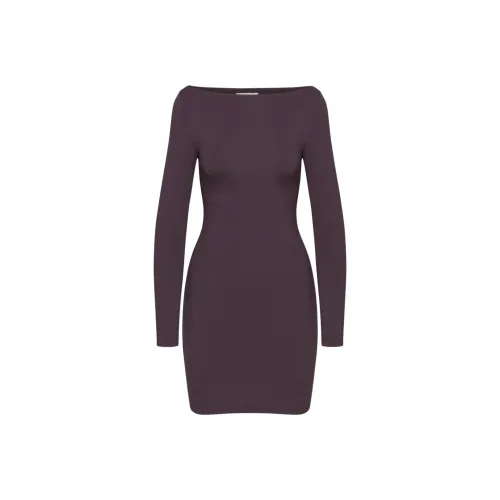 ARITZIA Contour Contour Collide Dress Long-Sleeved Dresses Women's Noble/Noble Purple