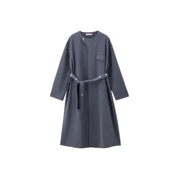 UNIQLO Long Sleeved Dresses Women's Denim Blue
