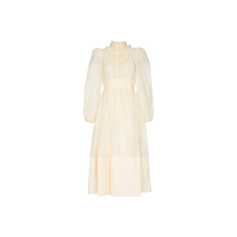 Zimmermann Long-Sleeved Dresses Women's Nude-0
