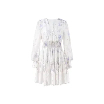 COCOON Long Sleeved Dress Women's Jacquard