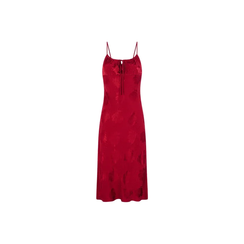 Rouje DARIA DRESS Slip Dresses Women's Red-0