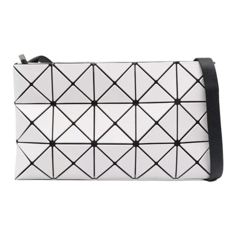 ISSEY MIYAKE Polyester Shoulder Bag, Crossbody Bag Women's Gray-0