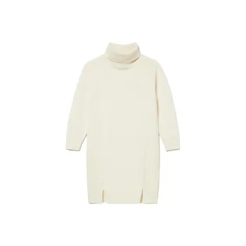 LACOSTE Long-Sleeved Dresses Women's White