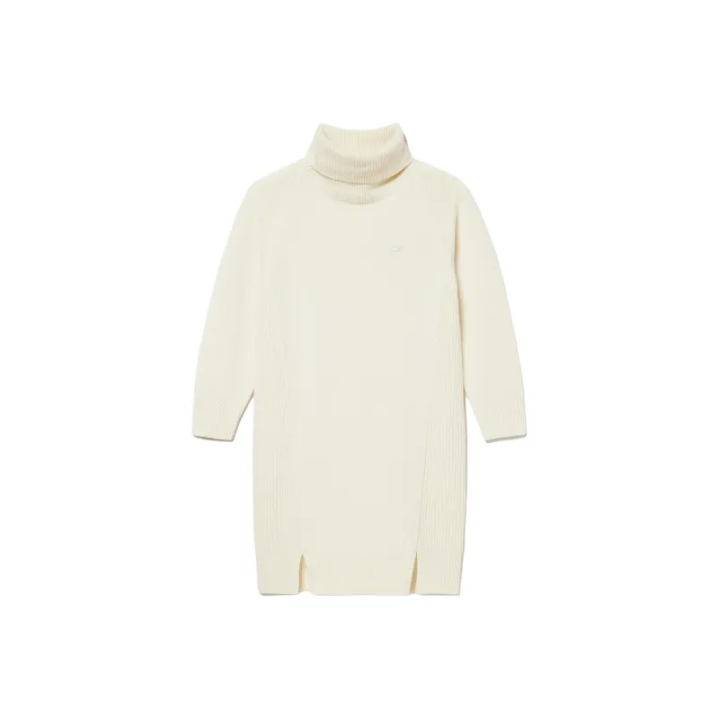 LACOSTE Long-Sleeved Dresses Women's White-0