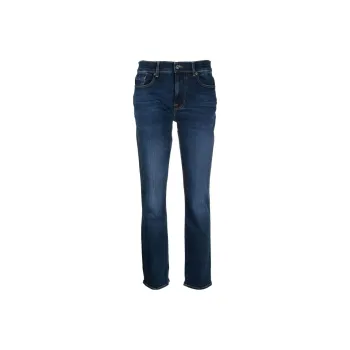 SEVEN FOR ALL MANKIND Illusion Mid-rise Cropped Jeans
