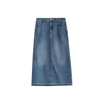 Journey Originals Denim Long Skirts Women's Denim Blue
