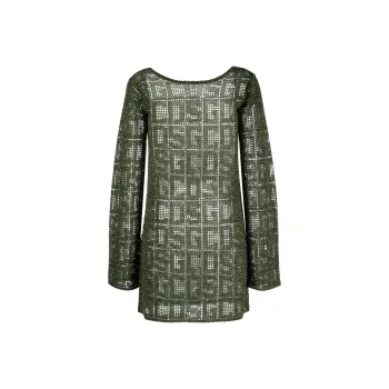 GCDS Monogram knit Minidress