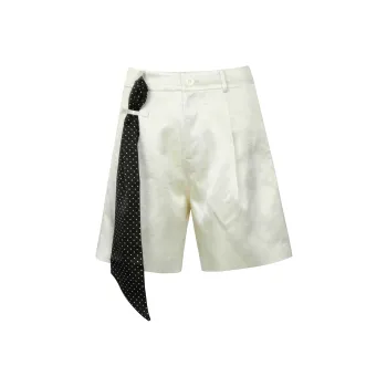 Valeria Obbaco Shorts Unisex White