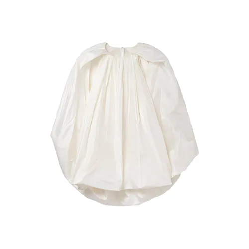 Stella McCartney Bubble Cape Effect Crewneck Mini Dress