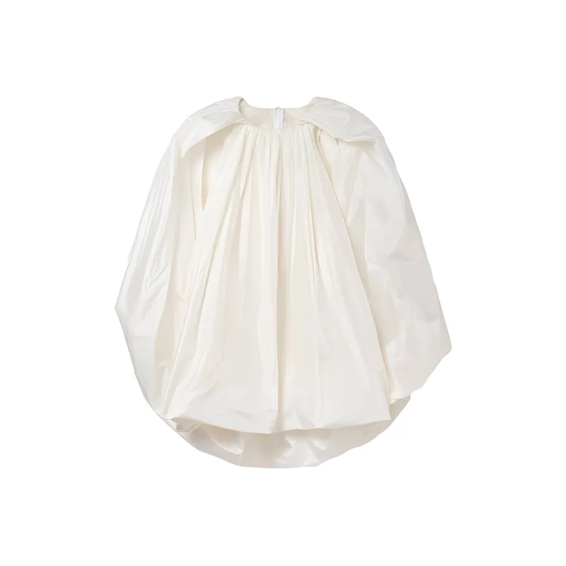 Stella McCartney Bubble Cape Effect Crewneck Mini Dress-0