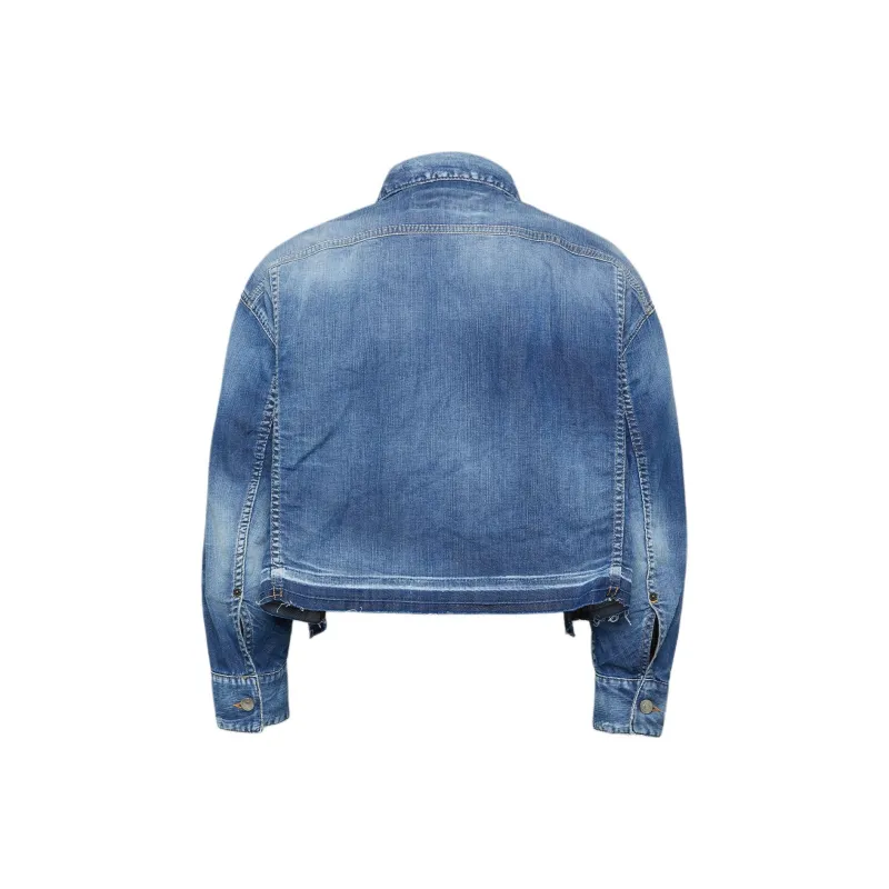 DSQUARED 2 Fringed Denim Jacket-1