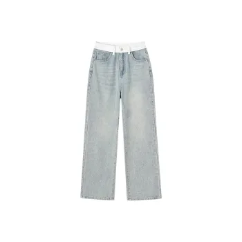 HDFULERN Jeans Women's Denim Blue