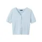 [Solid Color Button-Down Style]Light Blue