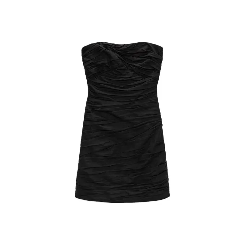 ZARA Sleeveless Dress Women's Black-0