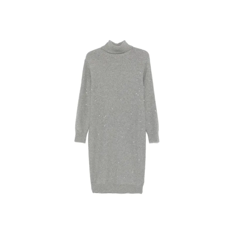 PESERICO Sequinned Midi Dress-0