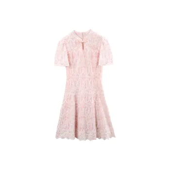 A Paradise For Awakening Short Sleeved Dress Women's Pink