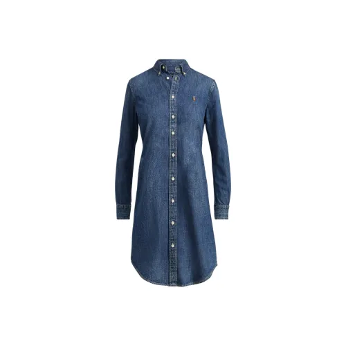 Sportscraft Crowe Polo SS22 Long Sleeved Dresses Women's Blue