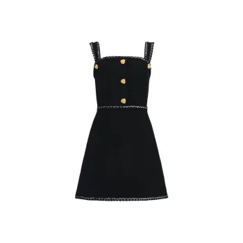 Alexander McQueen SS24 Slip Dresses Women's Black