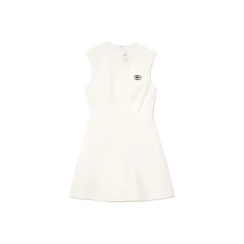 Sporty & Rich X LACOSTE Sleeveless Dresses Women's White