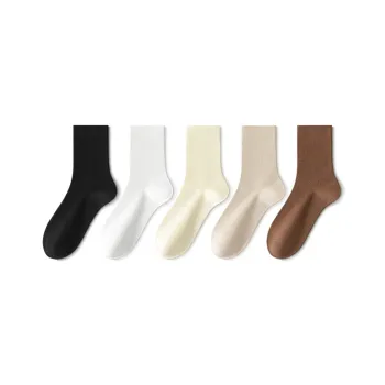 LUOLIAN Mid Calf Socks Women's 5 Pack