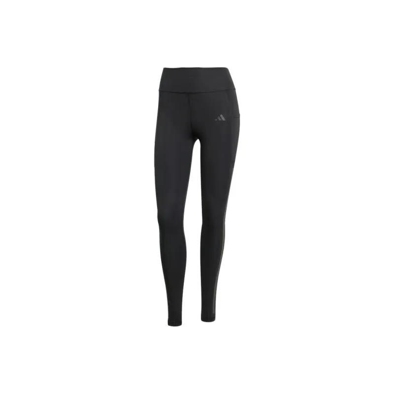 Adidas Free Shipping With AdiClub Optime 3 Stripes Full Length Leggings-0
