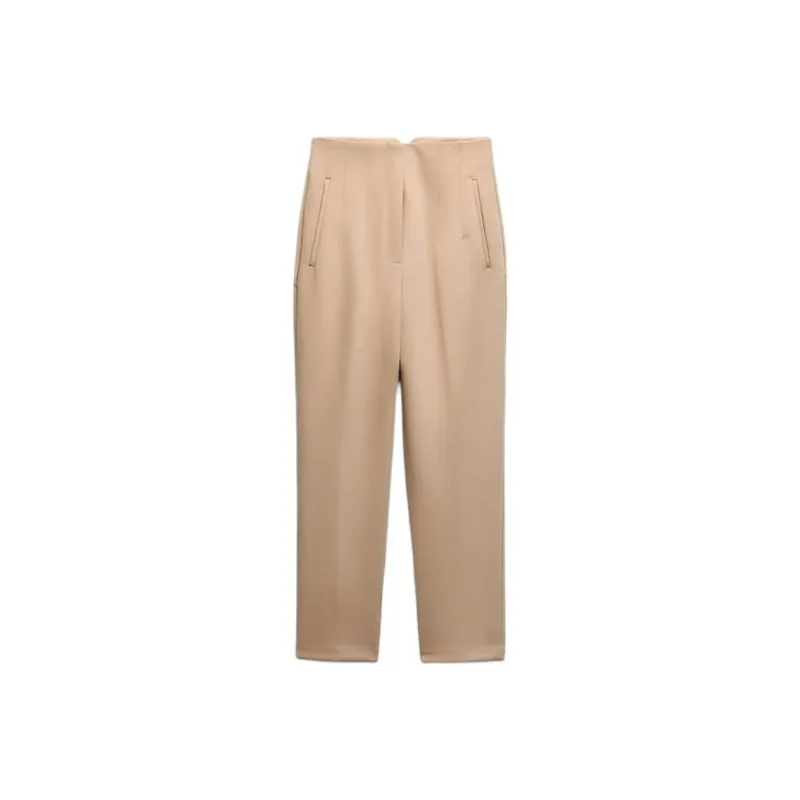 ZARA Suit Trouser Women's Khaki-0