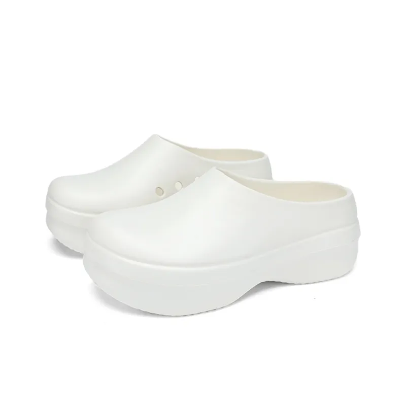 OUGLEMEN Quiet Odor Resistant Abrasion Resistant Slip Resistant Wrap toe Slippers Unisex-2