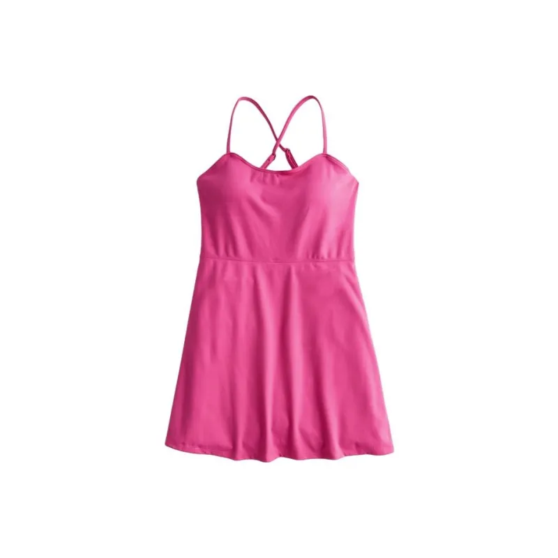 Hollister Slip Dresses Women's Dark Pink-0