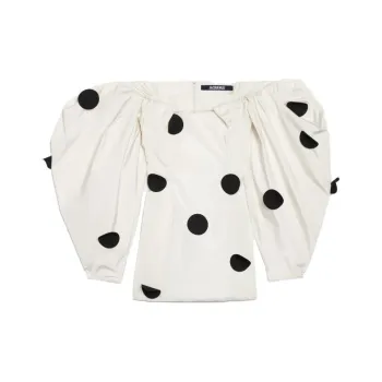 Jacquemus La Robe Taffetas Dress 'Off White/Black'