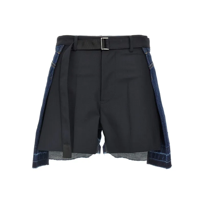 Sacai Belted Shorts-0