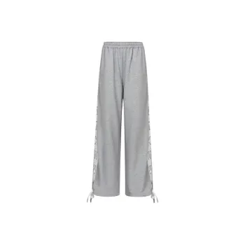 JAC FLEURANT Knitted Sports Pants Women's Gray