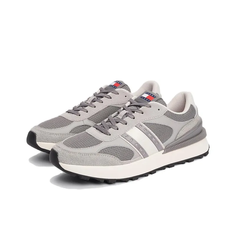Tommy Hilfiger Trainers Low Top Casual Shoes Men's Gray-2