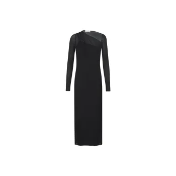 DIOR SS24 Long Sleeved Dresses Women's Black