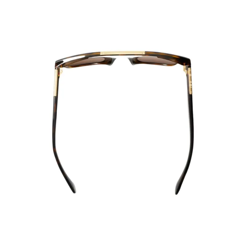 Burberry Nylon Irregular Shape Sunglasses Women's Brown-2