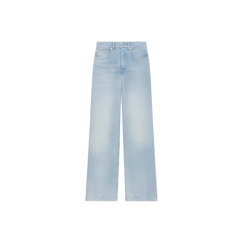 KENZO Logo Patch Wide Leg Jeans-0